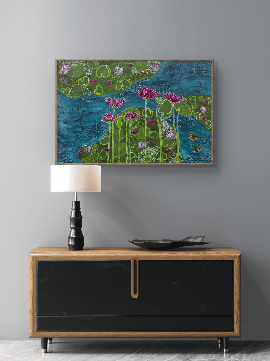 Coastal wetlands, Lilies — Limited Edition Print