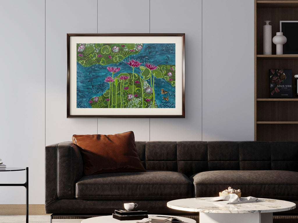 Coastal wetlands, Lilies — Limited Edition Print