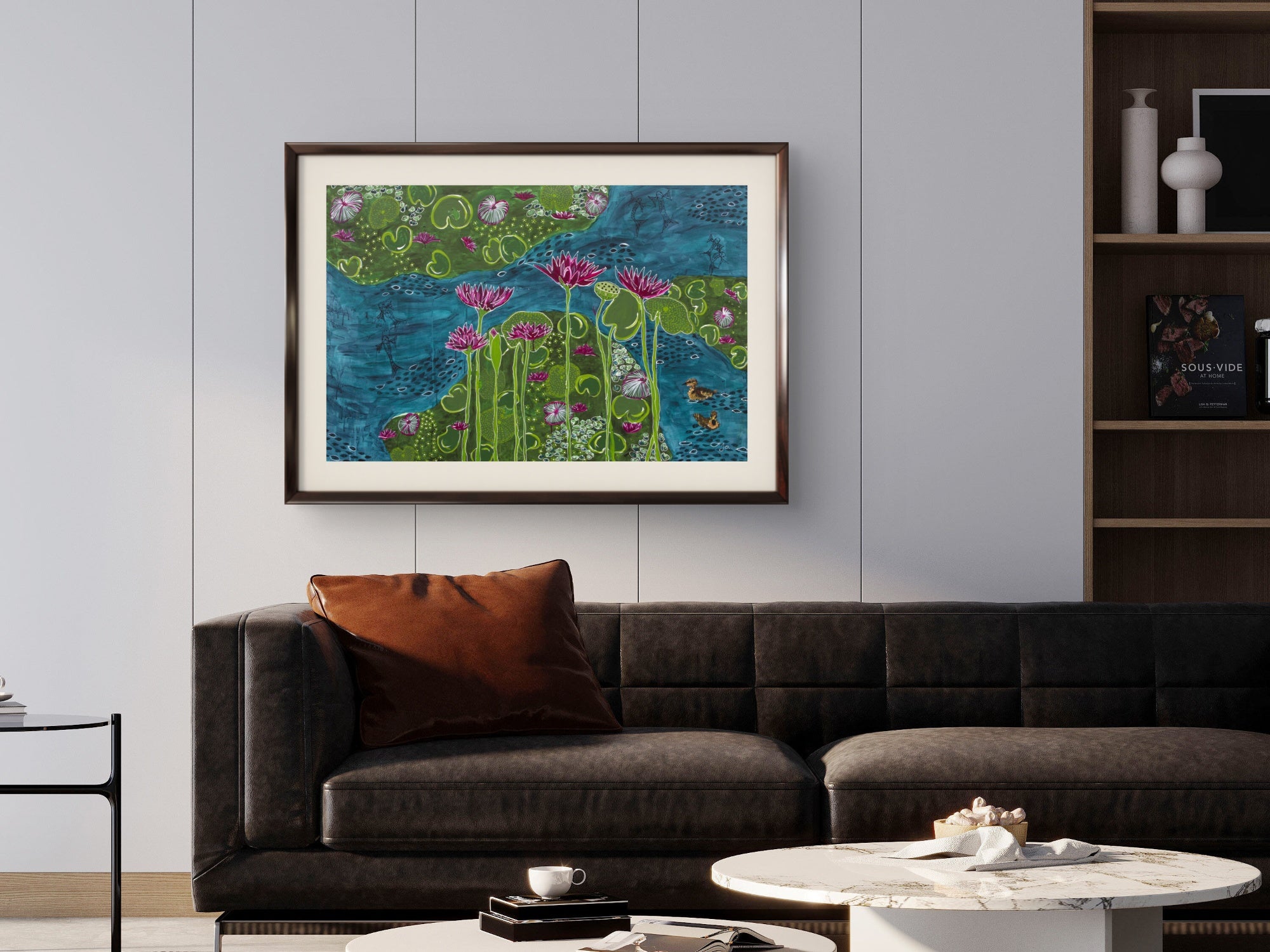 Coastal wetlands, Lilies — Limited Edition Print